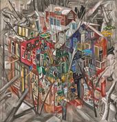 Иван Илларионович ГОЛИЦЫН (род. 1961). Красный дом. Зима. 2004–2022