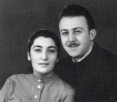 Зураб Церетели с женой Инессой 20 марта 1958