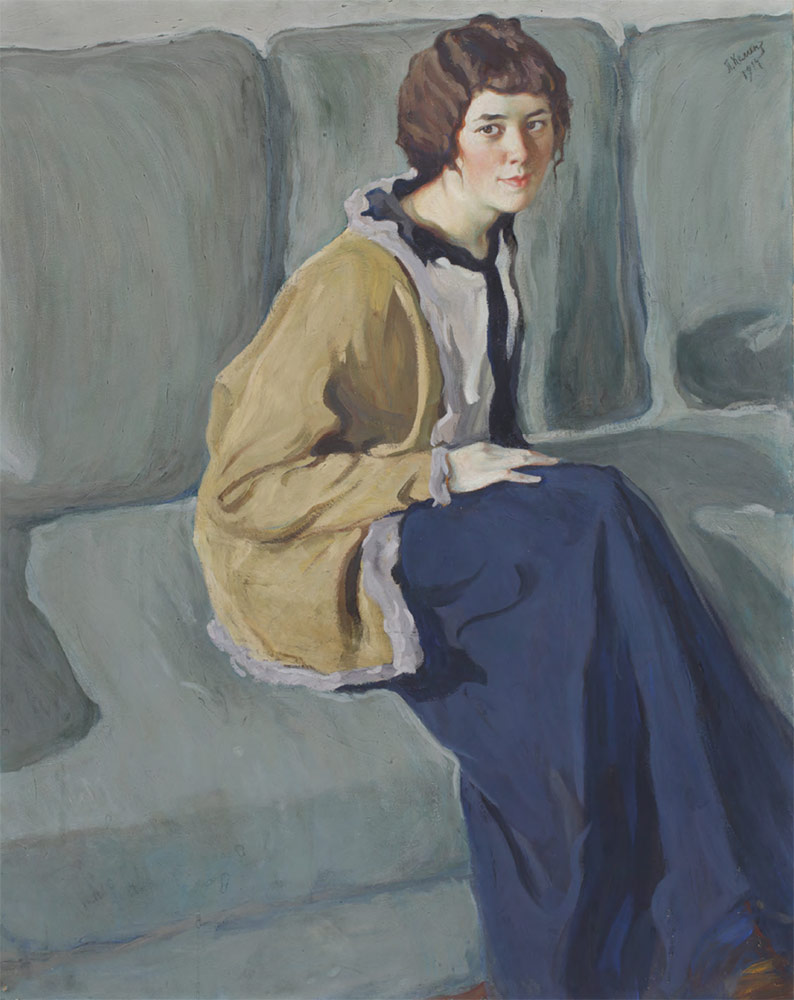 Петр КЕЛИН (1874–1946). Женский портрет. 1914