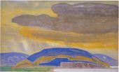 Неяркие лучи. Эскиз. 1917–1918