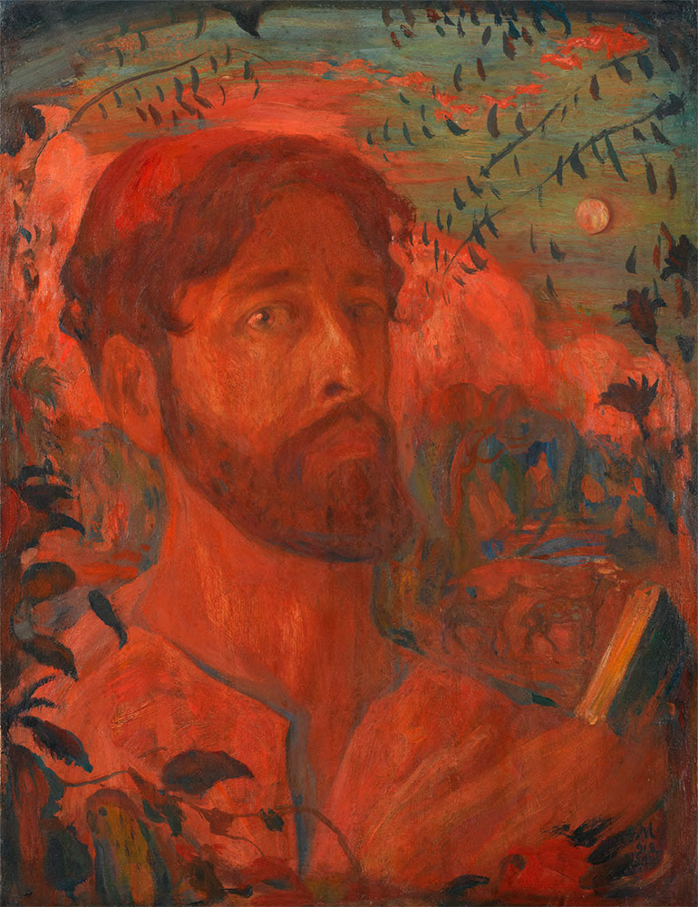 Николай Милиоти. Автопортрет. 1912