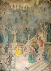 Карнавал. Лестница. 1929