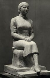 ХАНА ОРЛОВА. Ольга Сахарова. Скульптурный портрет. 1931