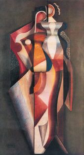 А.П. АРХИПЕНКО. Две женщины. 1920