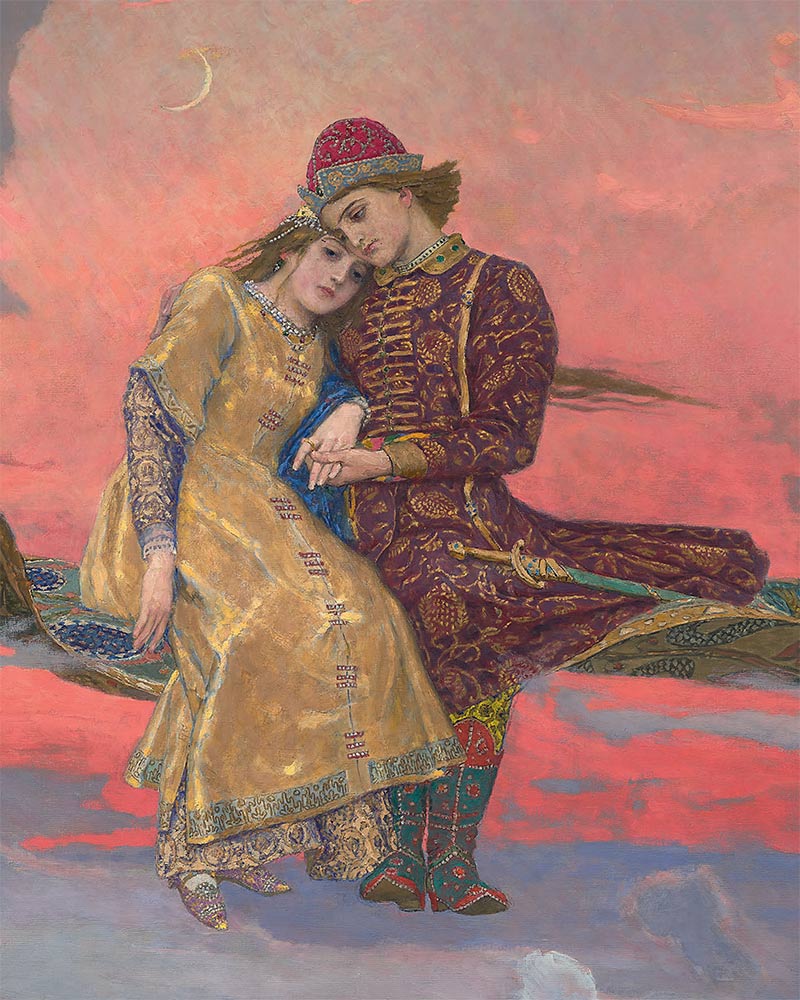 Виктор Михайлович ВАСНЕЦОВ. Ковер-самолет. 1920-1923, 1925. Фрагмент