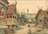 Виктор Михайлович ВАСНЕЦОВ. Заречная слободка Берендеевка. 1885
