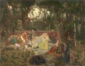 Виктор Михайлович ВАСНЕЦОВ. Спящая царевна. 1882