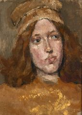 Виктор Михайлович ВАСНЕЦОВ. Женская голова. 1920-е
