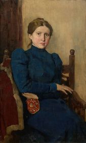 Виктор Михайлович ВАСНЕЦОВ. Портрет Татьяны Викторовны Васнецовой. 1901 