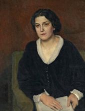 Виктор Михайлович ВАСНЕЦОВ. Портрет Зинаиды Константиновны Соколовой-Васнецовой, жены сына Алексея. 1923 