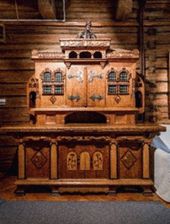 Большой буфет в гостиной в Музее Виктора Васнецова. 1896