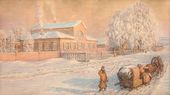 Аполлинарий Михайлович ВАСНЕЦОВ. Наш дом. Рябово. 1918-1919, 1924
