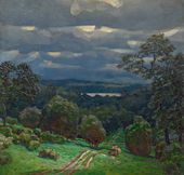 Аполлинарий Михайлович ВАСНЕЦОВ. Сумрачный день. Урал. 1919