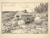 Аполлинарий Михайлович ВАСНЕЦОВ. Лесопилка. 1930