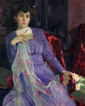 Алексей Владимирович ИСУПОВ. Портрет Т.И. Васнецовой. 1911
