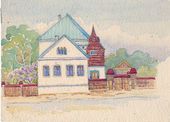 ОЛЬГА ВАСИЛЬЕВНА ВАСНЕЦОВА. Дом художника В.М. Васнецова. 1922