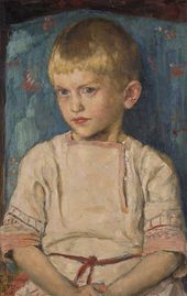 ВИКТОР МИХАЙЛОВИЧ ВАСНЕЦОВ. Портрет внука Юры. 1920-е