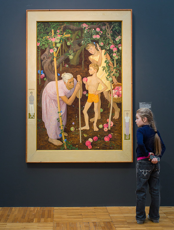 Дмитрий Жилинский. Под старой яблоней, 1969