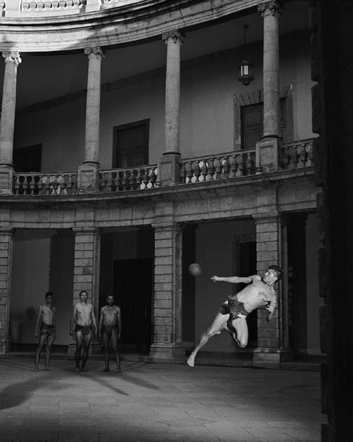 Jugador de Pelota. Patio del Museo Nacional de San Carlos (4). Ciudad de México, 2018