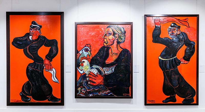 З.К. Церетели. Татацита (в центре) 2011. Работы из серии Старый Тифлис, 2013