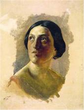 Голова римлянки. 1857. Этюд к неосуществленной картине «Смерть Виргинии» Голова римлянки. 1857. Этюд к неосуществленной картине «Смерть Виргинии»