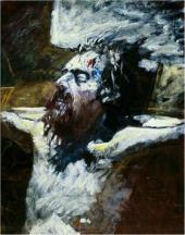 Голова распятого Христа. 1893 Голова распятого Христа. 1893