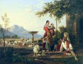 Сильвестр ЩЕДРИН. Семья итальянского пастуха. Ок. 1822