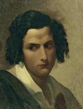 Василий ШТЕРНБЕРГ. Голова молодого итальянца. Первая половина 1840-х