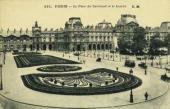 Париж. Площадь Карусель и Лувр. Почтовая открытка. Конец 1890-х – начало 1900-х