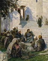 Кто из вас без греха. Из серии картин «Из жизни Христа» (Конец 1890-х – 1900-е). Фрагмент Кто из вас без греха. Из серии картин «Из жизни Христа» (Конец 1890-х – 1900-е)
