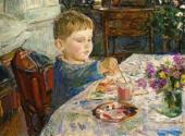 А.А. ПЛАСТОВ. Внук рисует. 1959–1960 А.А. ПЛАСТОВ. Внук рисует. 1959–1960