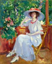 Портрет  актрисы Н.И. Комаровской. Около 1911