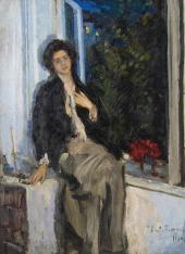 Портрет Н.И. Комаровской. 1914