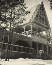 Дом Ф.И.Шаляпина в Ратухине. Фотография. 1900-е Дом Ф.И.Шаляпина в Ратухине. Фотография. 1900-е