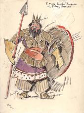 К.А. КОРОВИН. Царь Додон (Додон Военный). 1909 К.А. КОРОВИН. Царь Додон (Додон Военный). 1909