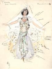К.А. КОРОВИН. Шемаханская царица. 1909 Эскиз костюма к опере в постановке Большого театра (1909) К.А. КОРОВИН. Шемаханская царица. 1909 Эскиз костюма к опере