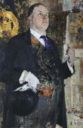 Портрет Давида Бурлюка. 1923 Портрет Давида Бурлюка. 1923