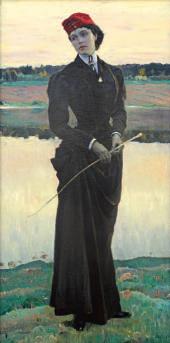 ПОРТРЕТ ДОЧЕРИ ХУДОЖНИКА О.М. НЕСТЕРОВОЙ (≪АМАЗОНКА≫) 1906