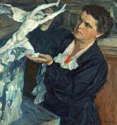 ПОРТРЕТ В.И. МУХИНОЙ. 1940