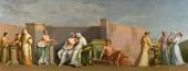 Неизвестный итальянский художник начала XVIII века. АЛЬДОБРАНДИНСКАЯ СВАДЬБА. 