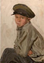 А. ПЛАСТОВ. ШКОЛЬНИК ВОВА ФЕОКТИСТОВ. 1959