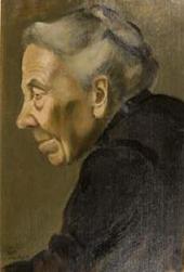 ЕЛЕНА КОНСТАНТИНОВНА ЭВЕНБАХ. 1889–1981. ПОРТРЕТ СТАРУХИ. 1919 ЕЛЕНА КОНСТАНТИНОВНА ЭВЕНБАХ. 1889–1981. ПОРТРЕТ СТАРУХИ. 1919