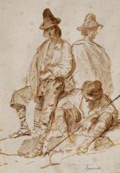 ОТДЫХАЮЩИЕ ПУТНИКИ. ОКОЛО 1835 ОТДЫХАЮЩИЕ ПУТНИКИ. ОКОЛО 1835