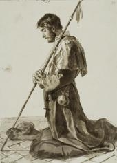 МОЛЯЩИЙСЯ ПИЛИГРИМ. КОНЕЦ 1820-Х. ИЗ «ИТАЛЬЯНСКОГО АЛЬБОМА» МОЛЯЩИЙСЯ ПИЛИГРИМ. КОНЕЦ 1820-Х. ИЗ «ИТАЛЬЯНСКОГО АЛЬБОМА»