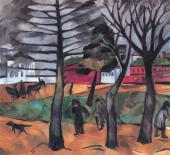 Н.С.ГОНЧАРОВА. Осень. Около 1910 Н.С.ГОНЧАРОВА. Осень. Около 1910