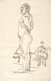 Валентин СЕРОВ. Стоящая натурщица. 1910–1911 Валентин СЕРОВ. Стоящая натурщица. 1910–1911