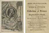 ТИТУЛЬНАЯ СТРАНИЦА КНИГИ ХОРАСА УОЛПОЛА AEDES WALPOLIANAE ТИТУЛЬНАЯ СТРАНИЦА КНИГИ ХОРАСА УОЛПОЛА AEDES WALPOLIANAE