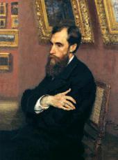 И.Е. РЕПИН. Портрет П.М. Третьякова. 1883 И.Е. РЕПИН. Портрет П.М. Третьякова. 1883