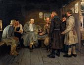 Илья РЕПИН. Рассказ солдата. 1877