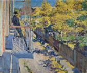 Сергей ВИНОГРАДОВ. Вид на предместье. 1918